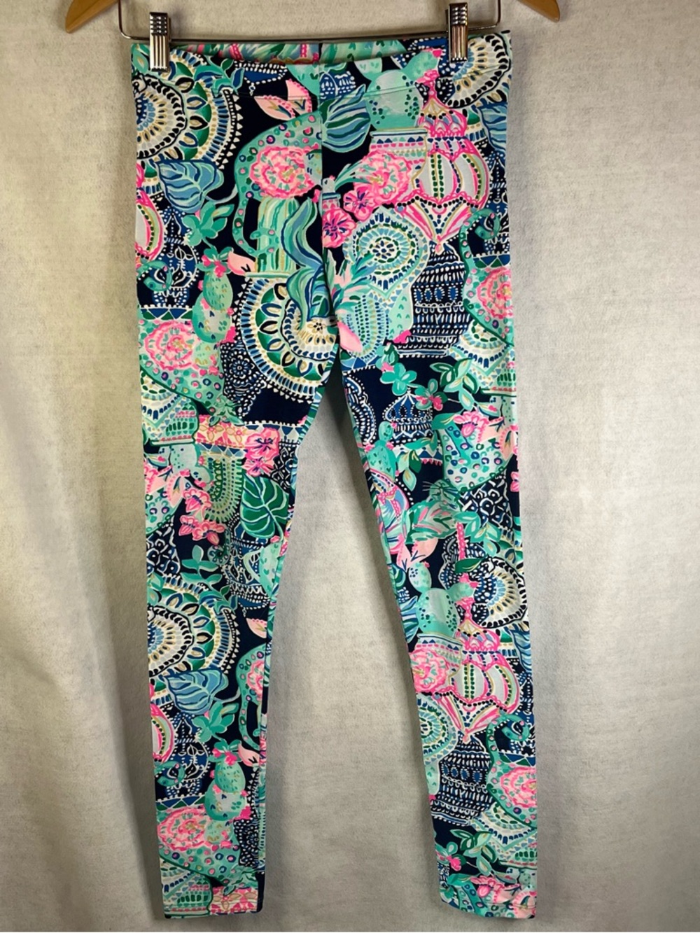 Lilly Pulitzer Girls Cotton Leggings XL (12-14) NWOT